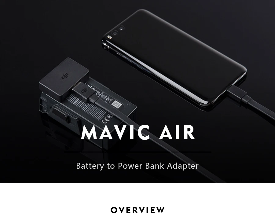 DJI Mavic Air батарея для power Bank адаптер для Origainl DJI Mavic Air Интеллектуальная батарея полета аксессуары