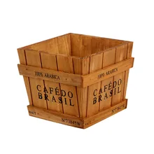 Classic Wooden Garden Window Box Trough Planter Succulent Flower Bed Pot High Quality Flowers Plant Baskets Pots A65