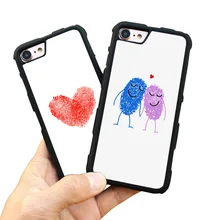 

Cute Fingerprint Pattern Case For Fundas Iphone 6S 6 S 7 8 Plus Case Hard Plastic Coque For Apple Iphone 7 Case Cell Phone Cover