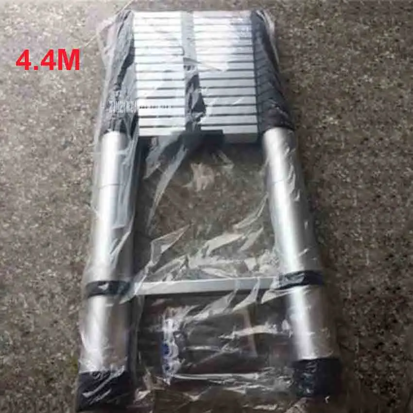 

4.4M DLT-A Household Extension Ladder Aluminum Alloy Thickened Straight Ladder Single-sided Ladder Folding Engineering Ladder