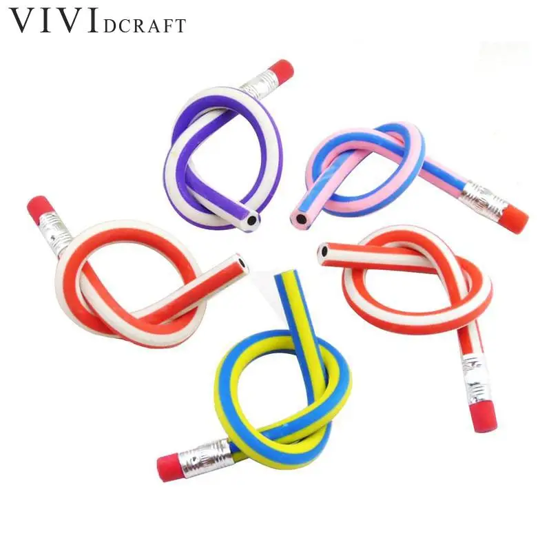 

30pacs/set Soft Flexible Bendy Pencils Magic Band Kids Children School Fun Bend Soft Pencil Student Papelaria Stationery Pencil