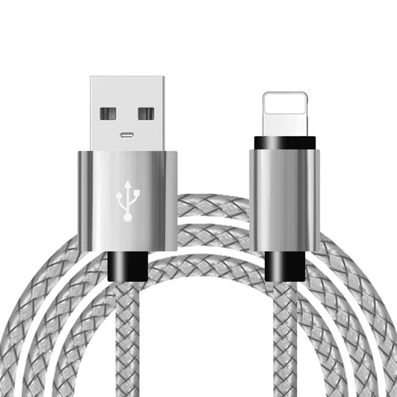 3 м ультра длинный металлический нейлоновый usb кабель для зарядки iPhone 5 5S 6 6S 7 8 Plus SE X XR XS Max быстрое зарядное устройство USB кабель для синхронизации данных