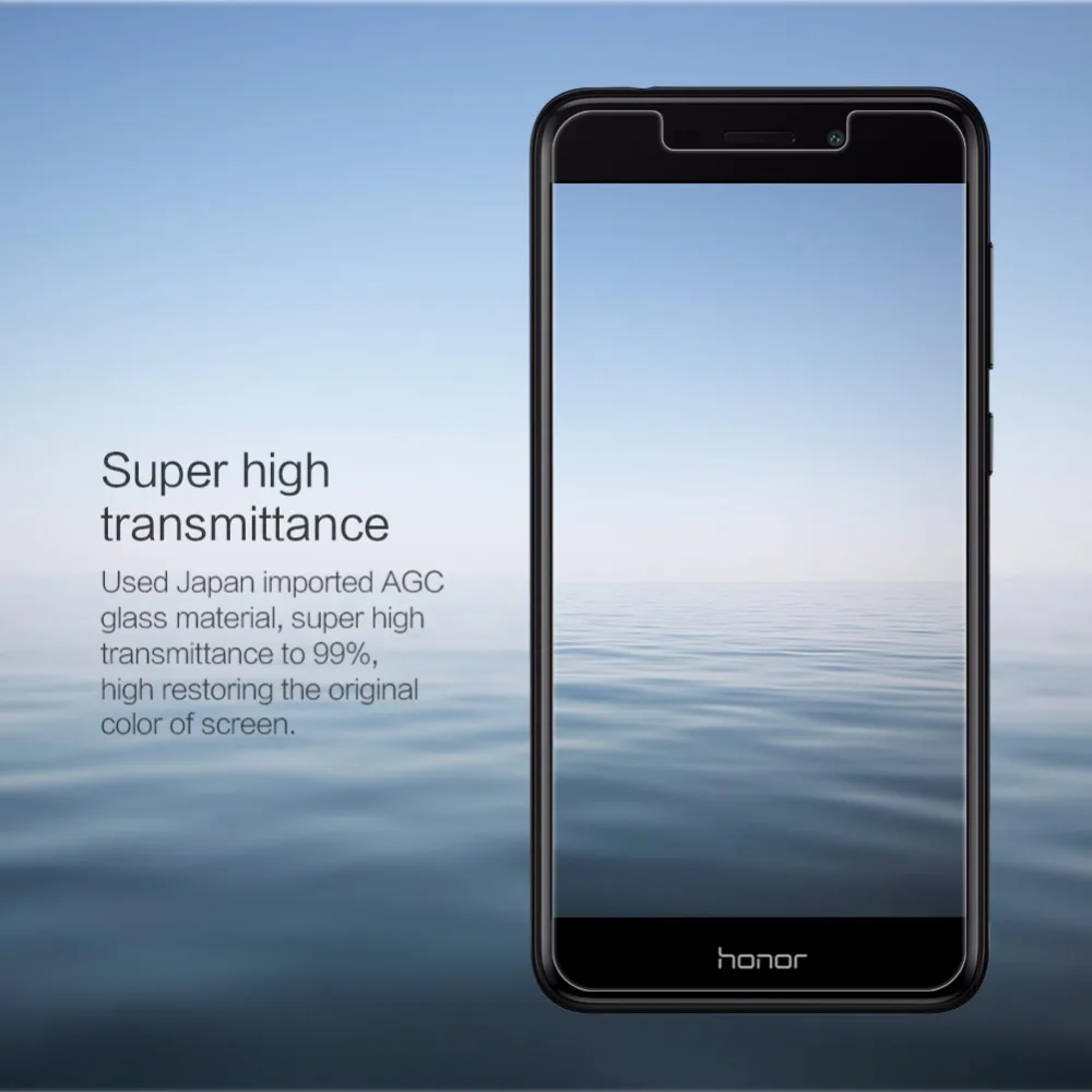 Оригинал Nillkin плоский край закаленное Стекло для Huawei Honor V9 playamazing 9 H 0.33 мм Экран