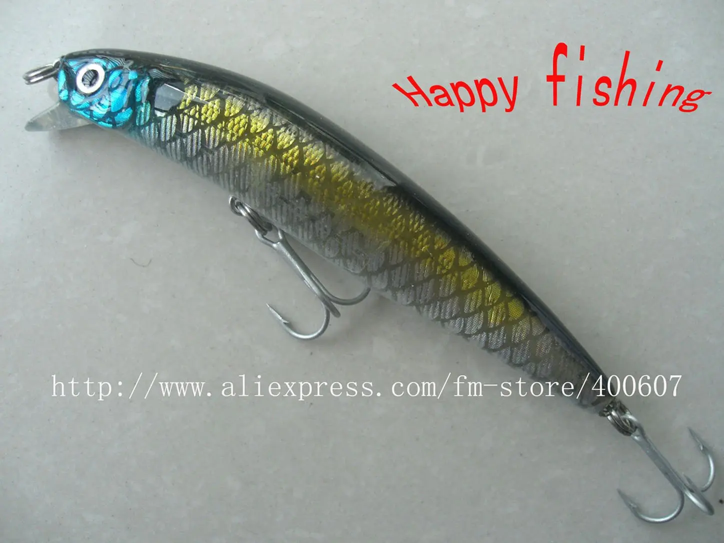 Bass Terminator Minnow Plastic Fishing Lure(M100F) Enjoy Retail