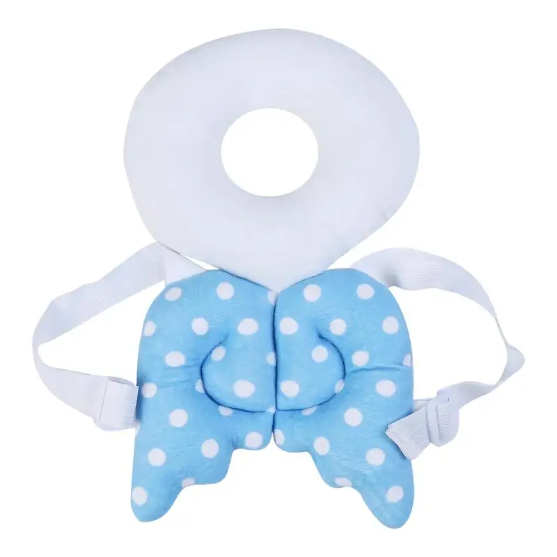 Детская подушка, безопасный протектор для головы младенца, подголовник для новорожденного, подушка для ребенка, детский коврик для защиты головы, милые крылья, подушка для кормления - Цвет: D
