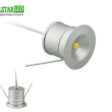 YLSTAR DC12V 110 в 120 в 220 в 230 В мини светодиодный прожектор 3 Вт 25 мм 240Lm 80Ra мини светодиодный прожектор для шкафа витрина шкаф-витрина под лестницей