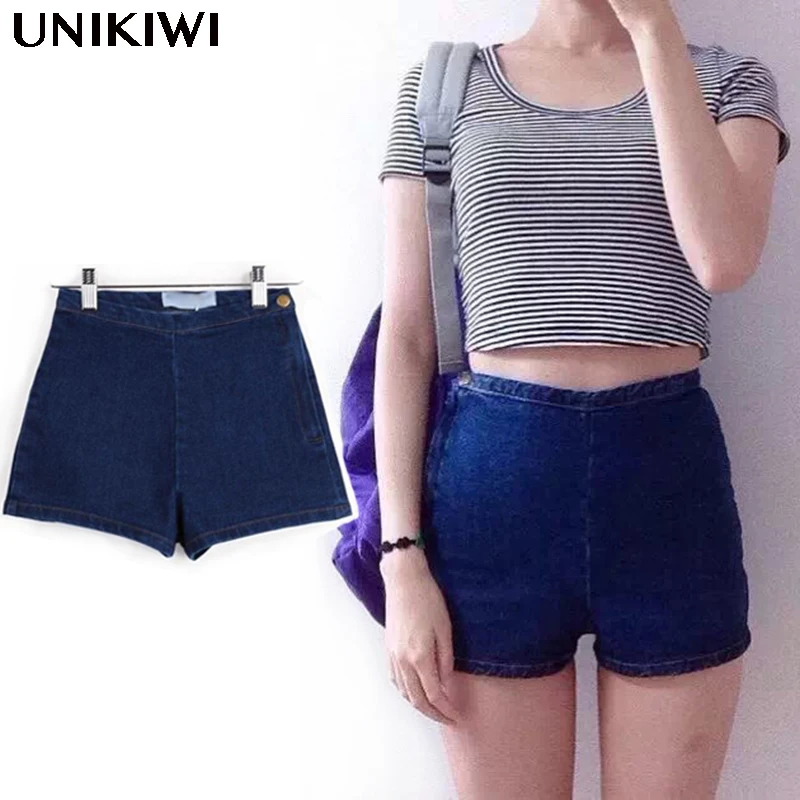 3 Colors.Top Quality Women's Vintage Side Zipper Denim Shorts.Summer ...