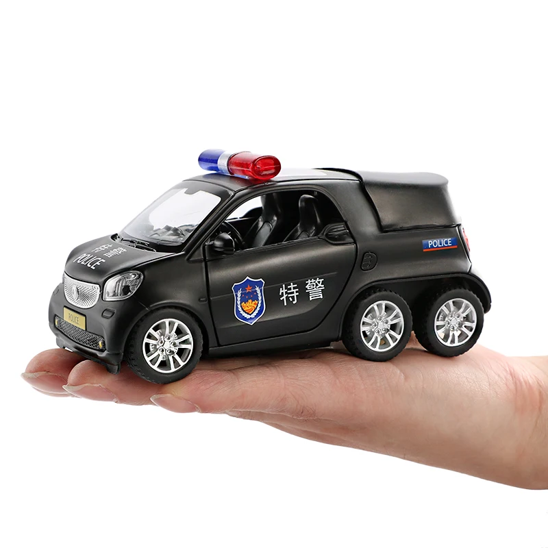 132 Scale 11CM Length Diecast Model Pickup Police Cars Toys For Boys