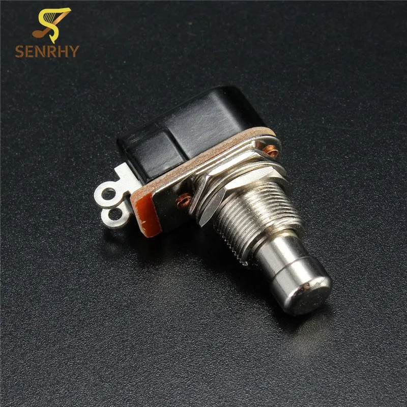 

NEW Electric Guitar Effects Pedal Box Push Button Momentary Touch Push Button Stomp Foot Pedal Switch For Electric Guitar Parts