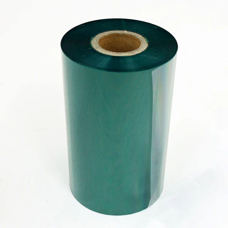 110x300 m color Green Thermal Transfer Ribbon for