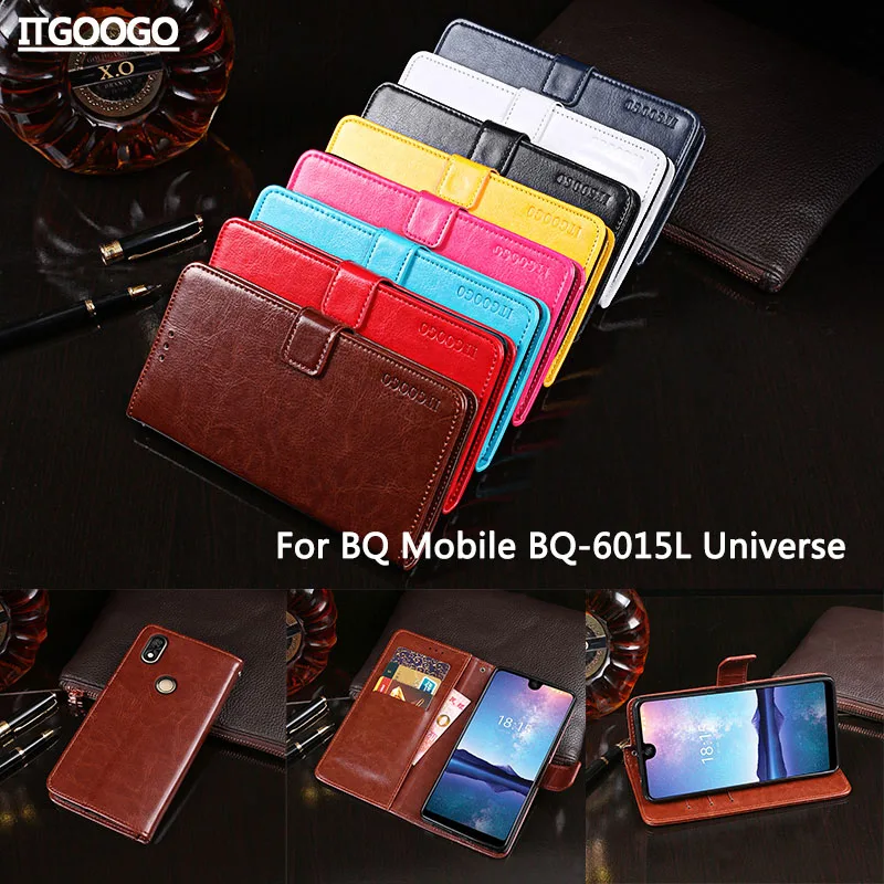 

BQ Mobile BQ-6015L Universe Case Cover Luxury Leather Flip Case For BQ 6015L Phone Case Back Cover Wallet Case