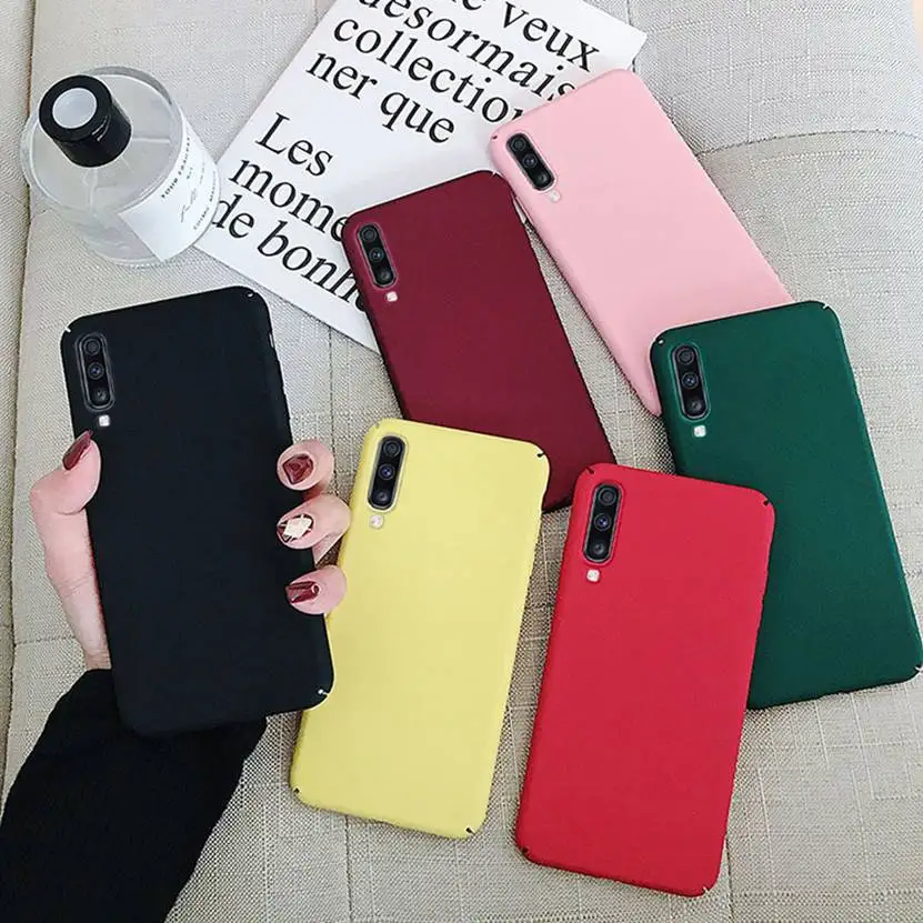 Матовый Силиконовый чехол ярких цветов для Samsung Galaxy S8 S9 S10 funda samsung s10 plus A30 J2 J7 PRIME 2018