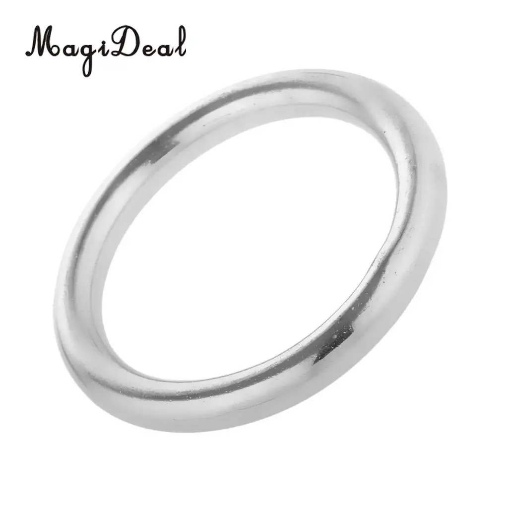 MagiDeal Multi-purpose 304 Stainless Steel Welded O Ring for Hand Bag Webbing Marine Boat DIY Hardware Accessories