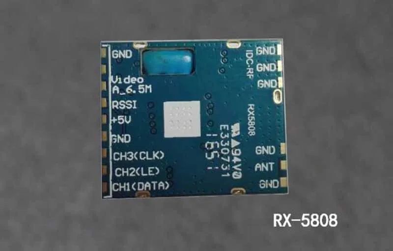 

1PC Small Size RX5808 8CH Receiver Module Wireless Audio Video AV Transmission For FPV Photography Drone Spare Parts Accessories