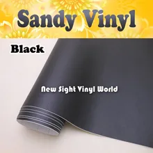 High Quality Sandy Black Vinyl Film Roll Wrap Air Free For Vehicle Laptop Computer Size:1.52*30M/Roll(5ft x 98ft)