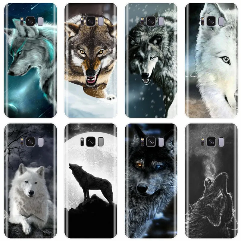 

angry snow wolf Phone Case For Samsung Galaxy S6EDGE S7EDGE S6 S7 S8 S9 S10 PLUS NOTE8 9 S10LITE S10E Cover