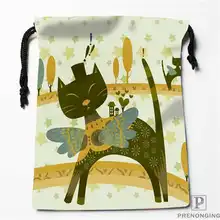 Пользовательские печати мультфильм-Кот(1) сумки для покупок на шнурках дорожный мешочек для хранения плавать Пешие прогулки игрушка сумка унисекс мульти Size19-01-04-43