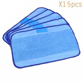 

15pcs/Lot High quality Microfiber wet Mopping Cloths for iRobot Braava 321 380 320 380t mint 5200C 5200 4200 4205 Robot
