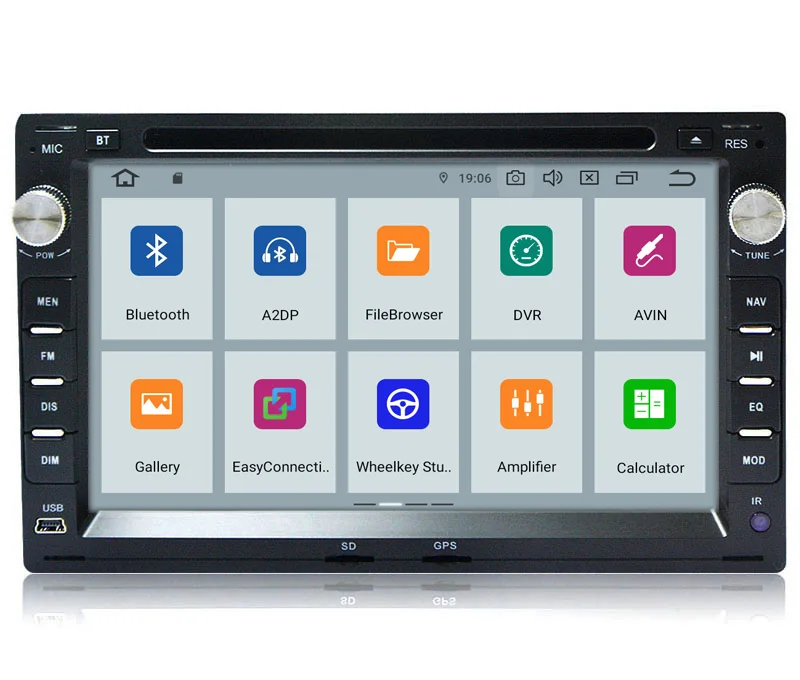 COIKA " Android 9,0 Системы автомобильный DVD плеер с gps-навигатором стерео для Volkswagen для Golf, jetta, Polo T5 Passat B5 Sharan Golf 4 1999-2005 BT SWC