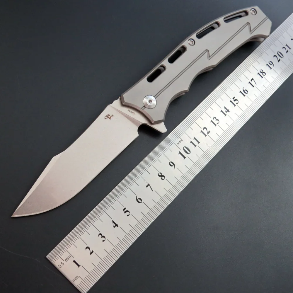 Eafengrow-CH3009-folding-knife-D2-steel-blade-TC4-titanium-handle-camping-knife-outdoor-hunting-survival-hand