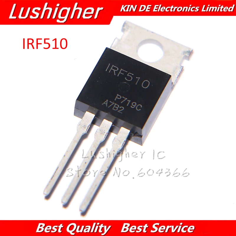 10PCS IRF510PBF TO-220 IRF510 TO220 IRF510N MOSFET | Электронные компоненты и принадлежности