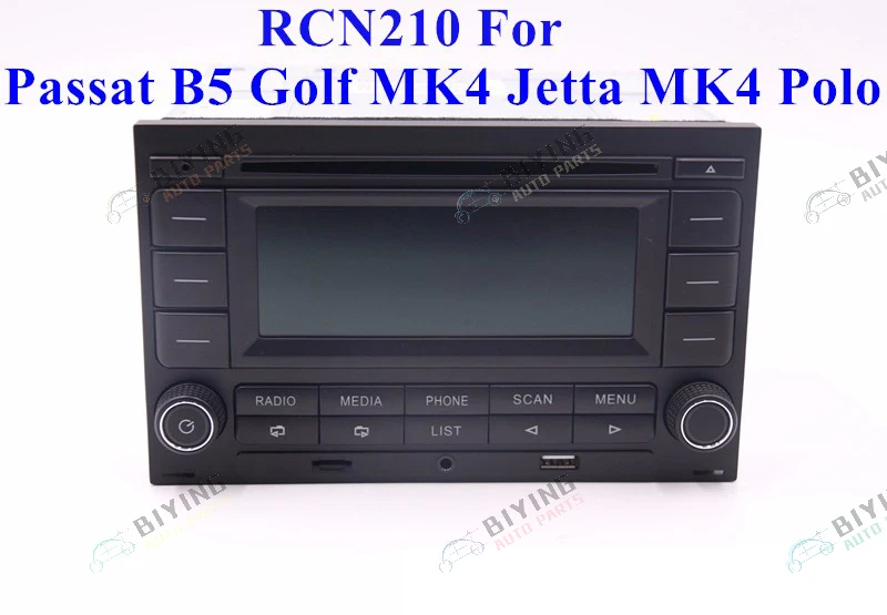 RCN210 Bluetooth MP3 USB плеер CD MP3 радио для Passat B5 Golf MK4 Jetta MK4 Polo