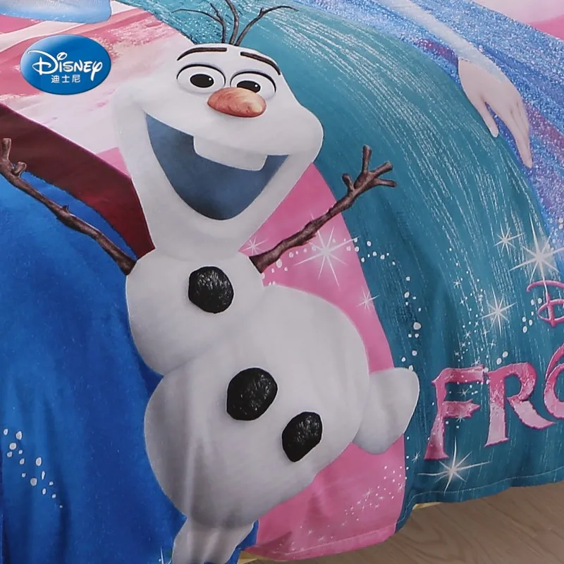 Disney Frozen Анна Эльза Олаф двойной пододеяльник комплект из 3 предметов для детской