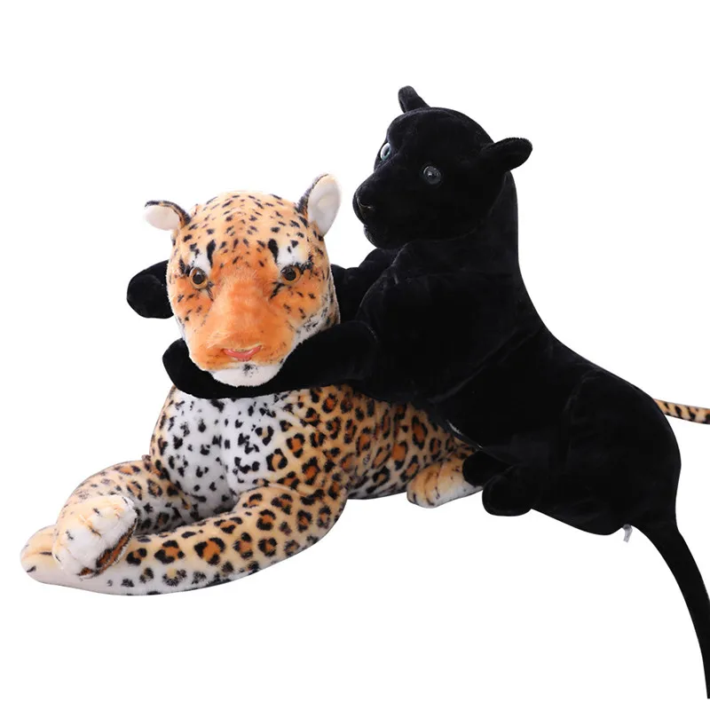 

30/40/50cm Simulation Tiger & Panther Stuffed Animal Plush Doll Lovely Tiger Soft Pillow&Cushion Birthday For Child Party Toys