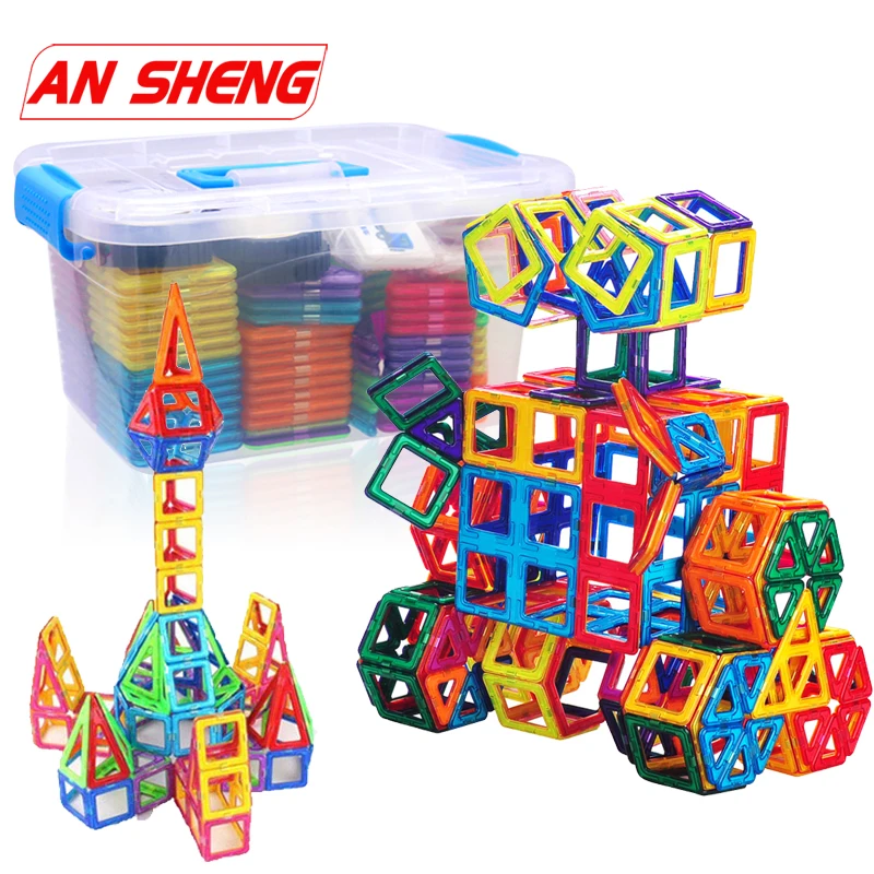 Новые 78-252 шт. Мини магнитные блоки строительные игрушки Магнитный конструктор для детей Магнитные игры игрушки для детей Подарки