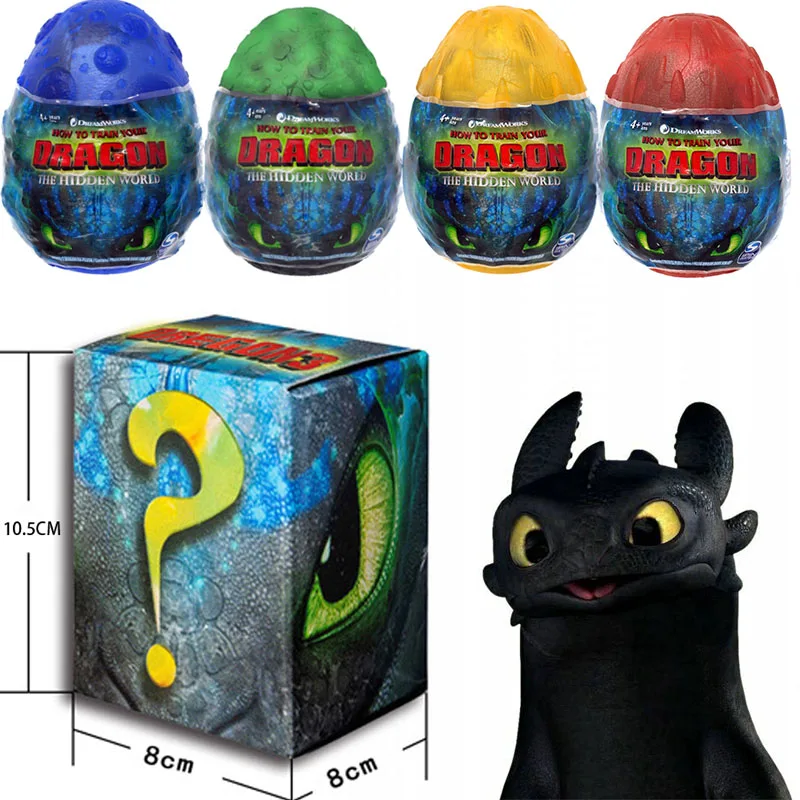 

choose the color How to Train Your Dragon egg Light Fury Toothless Action figure Hiccup White Dragon Toys Children Birthday Gift