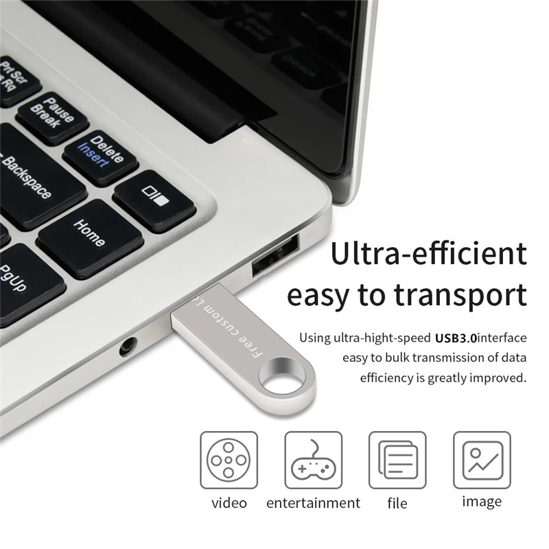

Usb Flash Drive 32GB 64GB Pen Drive High Quality Waterproof Metal Flash Memory Stick Keychain Usb3.0 16GB 8GB 128GB 4GB PenDrive