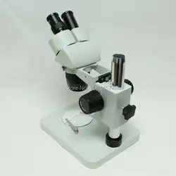 Бинокль Стерео микроскоп промышленных 20x-40x усиления Спецодежда медицинская лаборатории обслуживания тестирования + светодиодные фонари