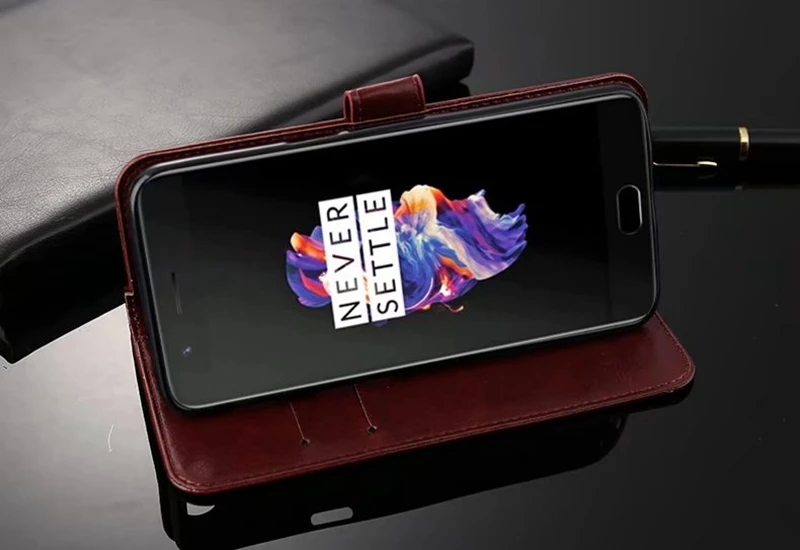 Флип чехол кошелек для One Plus 6 кожаный флип оригинальный роскошный 5 3/3 T с карманом