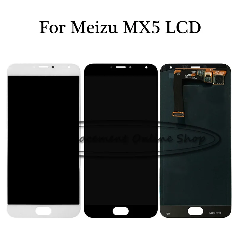 Протестированный черный/белый 5," для Meizu MX5 MTK6795 ЖК-дисплей+ сенсорный дигитайзер экран в сборе Замена инструменты