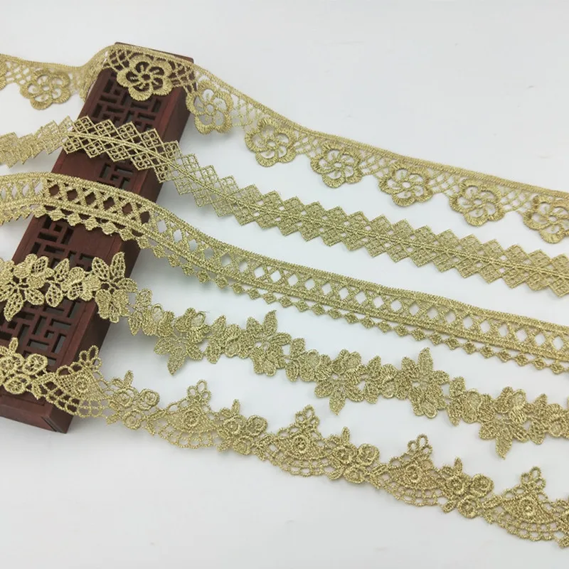 DIY 2Yards Leaves Chiffon Lace Sewing clothing//curtain//Jewelry Accessories