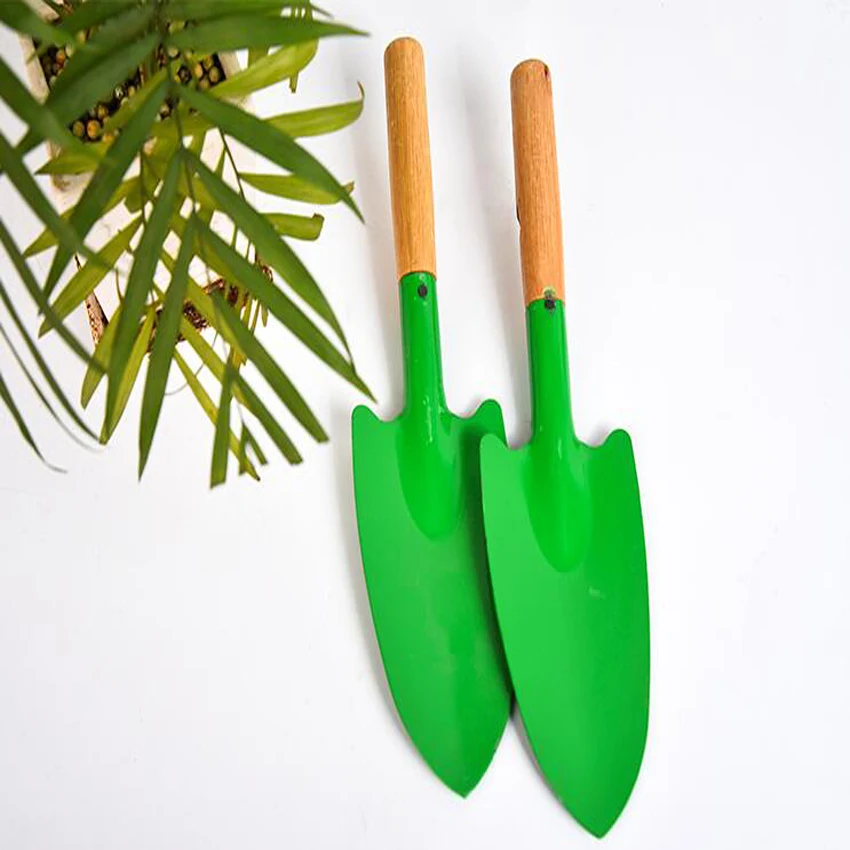 1 шт. садовый инструмент небольшой лопатой гладить шпатель с деревянной ручкой Семья балкон растительное посадки прополка открытый