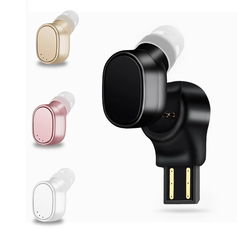 

EDAL X12 Mini Bluetooth Earphone Wireless Invisible Earbud Magnetic USB Charger Earpiece Headphone with Mic for iPhone X Samsung