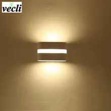 Современный модный алюминиевый светодиодный настенный светильник, 5 Вт прикроватный светильник для гостиничного проекта, коридора, коридора, туалета, Ночной светильник, бра, бра, лампа
