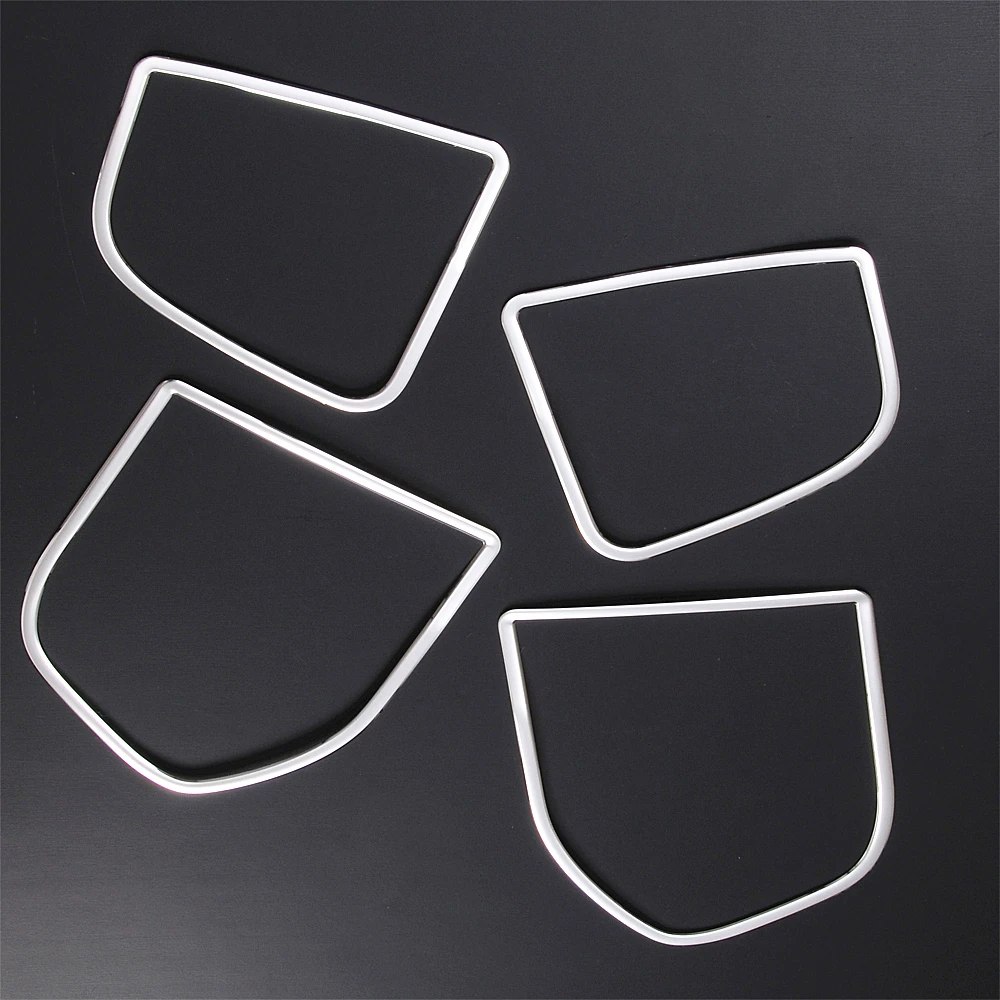 Speaker Decoration Trim Accessories 4 pcs Stainless Steel For Toyota Prius V ZVW40 Car styling Cover