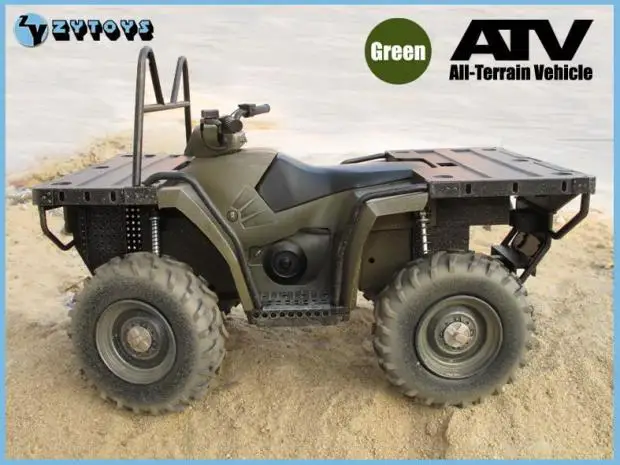 ZY Toys ATV 1/6 военный вездеход внедорожный мотоцикл модель для 12 дюймов Фигурка DIY