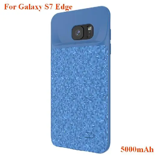 Новинка 4700 мАч 5000 мАч Тонкий чехол для samsung Galaxy S7 S7 Edge внешний аккумулятор зарядное устройство чехол для телефона - Цвет: 5000mAh S7 Edge
