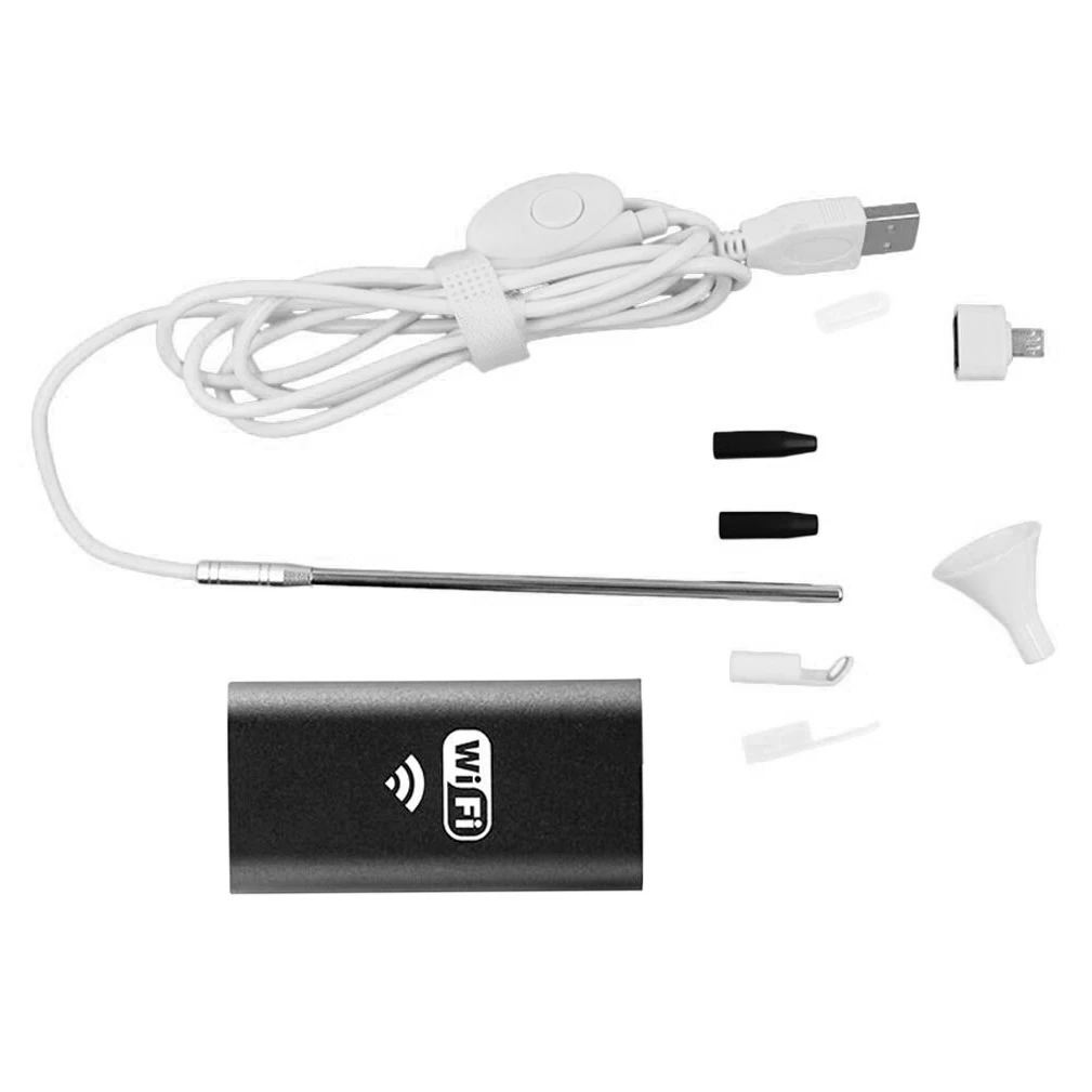 

WIFI Endoscope 4.9mm Lens Ear Nose USB Endoscope Borescope Inspection Otoscope Camera for iOS / Android / Windows