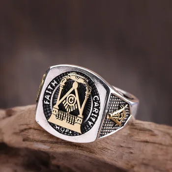 

2020 new S925 sterling silver jewelry Thai silver personality adjustable men's ring solid silver ring