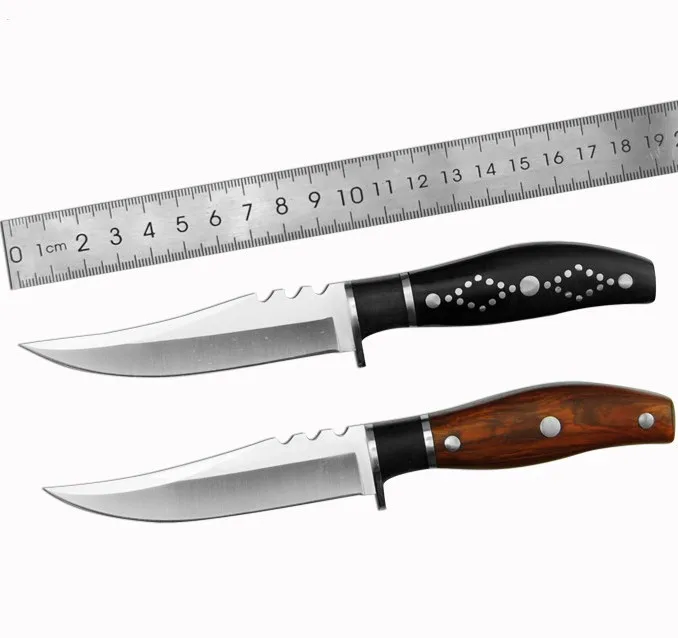 WIZARD R 31 Fixed Knife 5Cr13Mov Blade Wood Handle Outdoor Survival