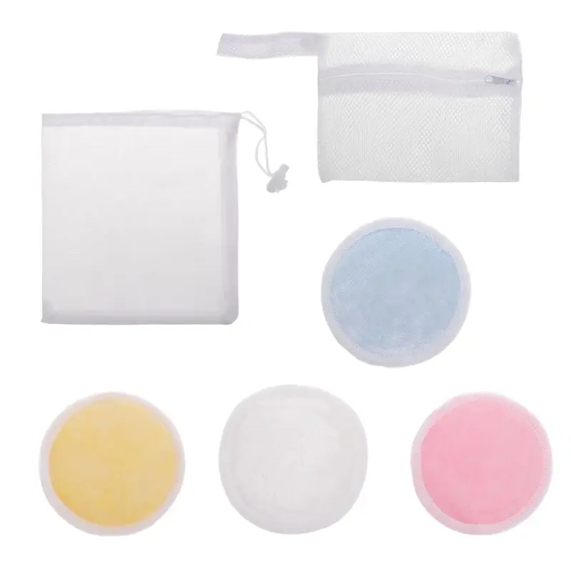 Bamboo Makeup Remover Makeup Pad Soft Face Skin Care Face Wash Makeup Pad Makeup Essential Beauty Tools T77