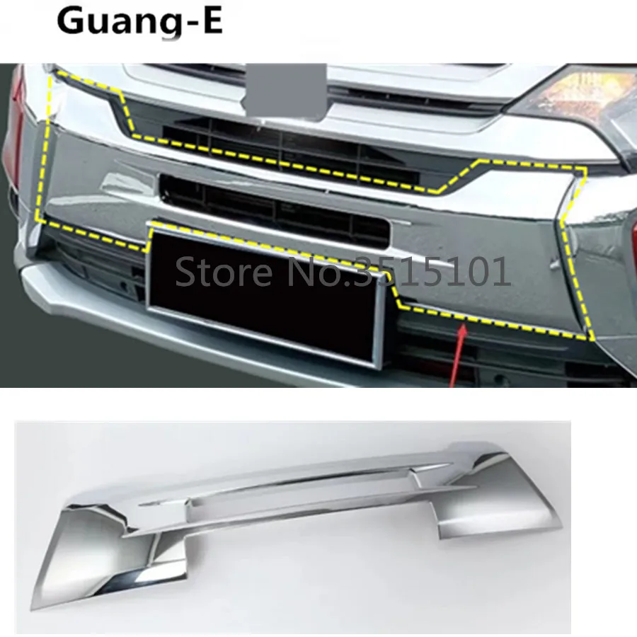 Car Bumper ABS Chrome trim Front head bottom racing Grid Grill Grille
