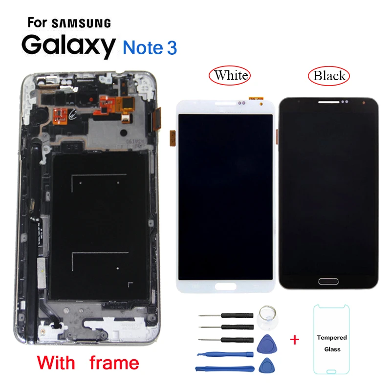 ЖК-дисплей TFT для Samsung Galaxy Note 3 N900 N9005 сменный экран SAMSUNG III N9008 N900U модуль ЖК-дисплея |