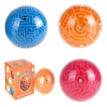 Рок 3D Сферический волшебный лабиринт мяч 3 уровня интеллект прокатки мяч трек игра-головоломка дети IQ тренировка баланса игрушки