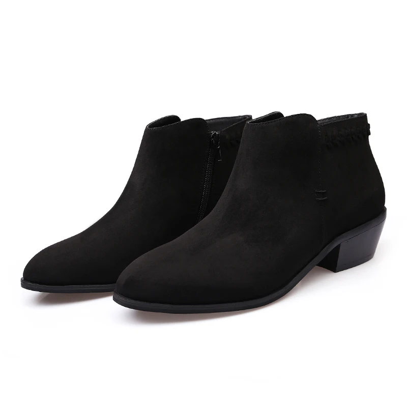 Suede Angle Boots Yu Kube Women's Ankle 2017 Hi