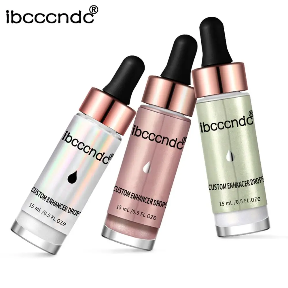 IBCCCNDC жидкий текстовый маркер Осветляющий бронзирующие капли крем для макияжа ультраконцентрированный консилер, Шиммер для лица светящийся косметический